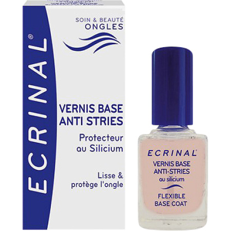 Ecrinal Nagellak Anti-Strepen Basisnagellak Met Silicium Fles 10ml (4)