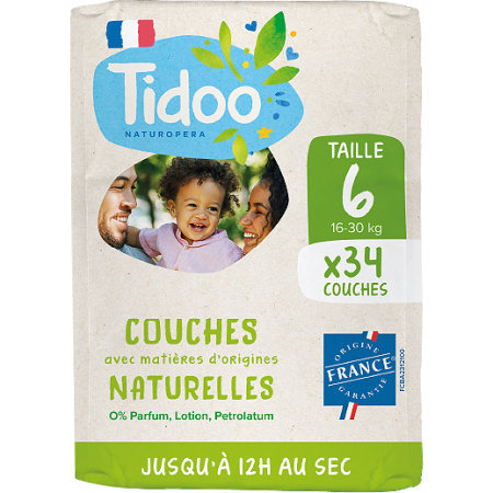 Tidoo Eco-Gelabelde Babyluier 16-30kg