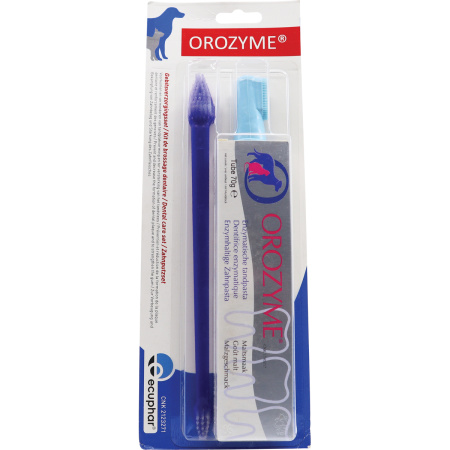Ecuphar Orozyme Canine Gebitsverzorgingsset Honden