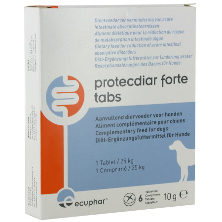 Ecuphar Protecdiar Forte Tabs Hond 6 Tabletten