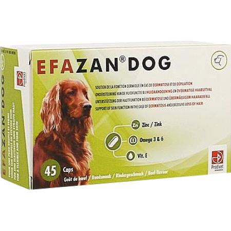 Efazan Dog Rundsmaak Blister 45 Oleocapsules
