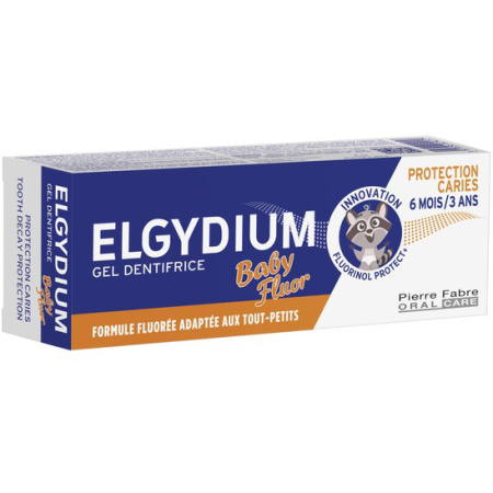 Elgydium Baby Fluor Tandpasta Kinderen 6 Maanden-3 Jaar Tube 30ml