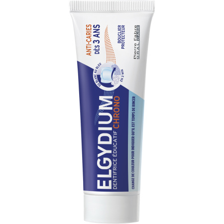 Elgydium Chrono Timer Kids Educatieve Tandpasta Vanaf 3 Jaar Tube 50ml