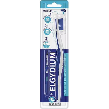 Elgydium Oral Care Tandenborstel 4in1 Medium 1 Stuk