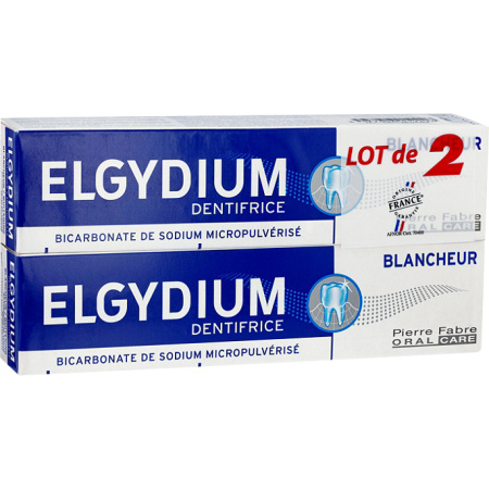 Elgydium Tandpasta Whitening Tubes 2x75ml