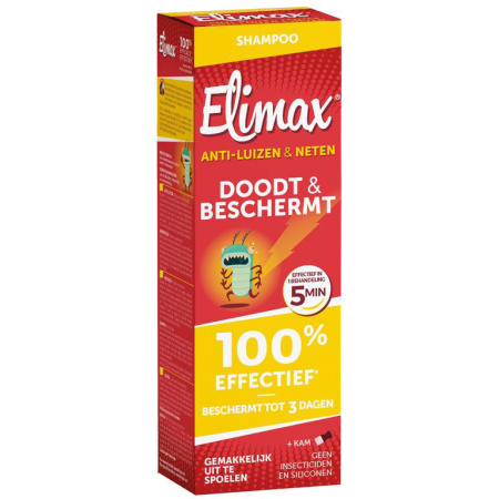 Elimax Anti-Luizen En Neten 2in1 Shampoo Zonder Insecticide Fles 100ml