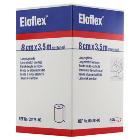Bsn Medical Eloflex Lange Rek Windsel Elastisch 8cm x 3,5m Stuk 1 (0247800)