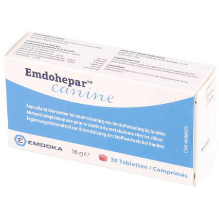 Emdohepar Canine 30 Omhulde Tabletten