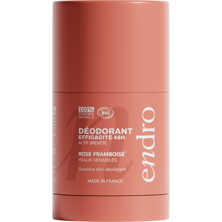 Endro Deodorant 48u Doeltreffendheid Roos-Framboos Gevoelige Huid Bio 50ml