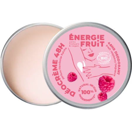 Energie Fruit Déocrème 48h Verse Framboos Bio 45g