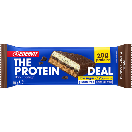 Enervit The Protein Deal Reep Chocolade En Vanille 55g