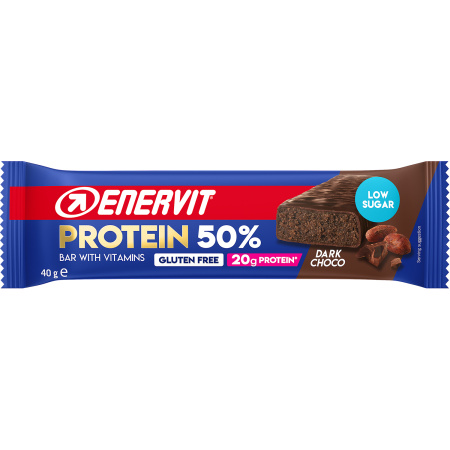 Enervit Protein 50% Proteïnereep Donkere Chocolade 40g