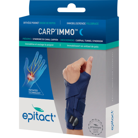 Epitact Immobiliserende Polsbrace Carp'Immo Carpaal Tunnel Syndroom Maat S Links 1 Stuk