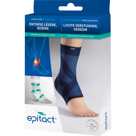 Epitact Ondersteunende Enkelbandage Maat 2 Lichte Verstuiking/Oedeem 1 Stuk
