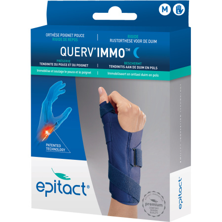 Epitact Querv'Immo Rigide Rustorthese Linkerhand Maat M 1 Stuk