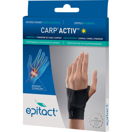 Epitact Soepele Polsbrace Activiteit Carp'Activ Carpaal Tunnel Syndroom Maat S Rechts 1 Stuk