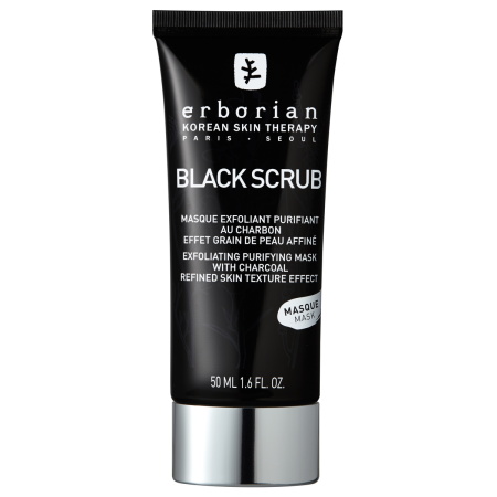 Erborian Black Scrub Mask Zuiverend Exfoliërend Masker Met Houtskool 50ml