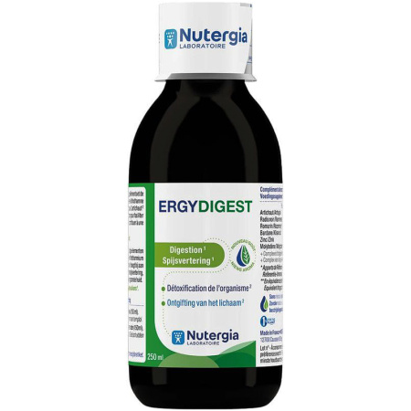 Nutergia Ergydigest Vloeibaar Fles 250ml Nieuwe Formule