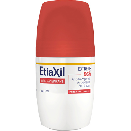 Etiaxil Anti-Transpirant Deodorant Matige Tot Extreme Transpiratie 96h Werkzaamheid Roll-On 50ml