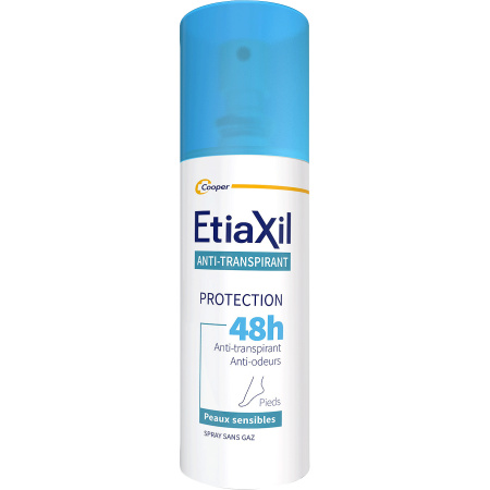 Etiaxil Anti-Transpirant Deodorant 48h Voeten Behandeling Matige Transpiratie Spray 100ml