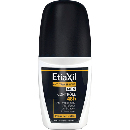 Etiaxil Anti-Transpirant Deodorant Heren Matige Oksel Transpiratie 48h Controle Roll-On 50ml