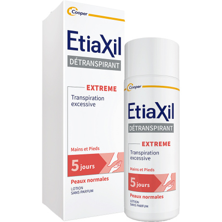 Etiaxil Deodorant Antitranspirant Overmatig Transpireren Op Voeten Handen Extreme 5 Daag 100ml