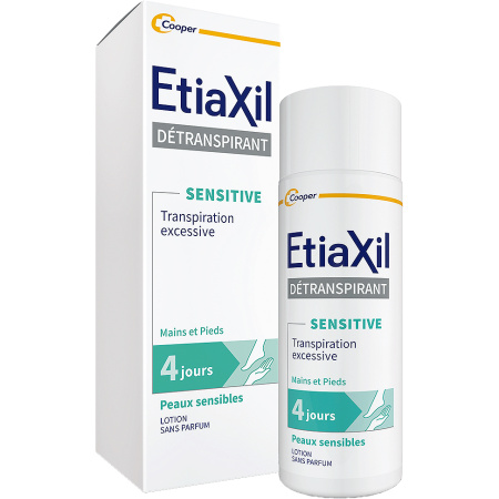 Etiaxil Anti-Transpirant Deodorant Overmatig Transpireren Voeten Handen Gevoelig 4 Dagen 100ml