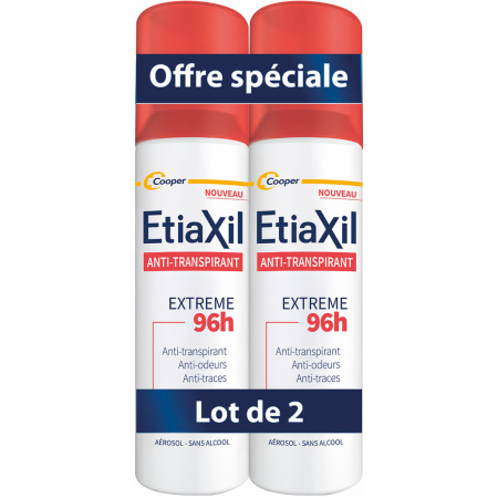 Etiaxil Extreme Anti-Transpirant 96u Aerosol 2x150ml