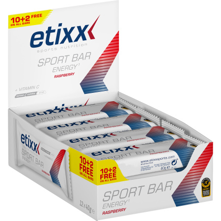 Etixx Energy Sport Bar Framboos Energiebars 12x40g