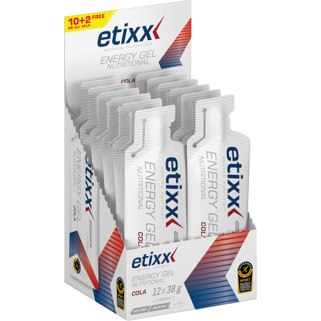 Etixx Performance Nutritional Energy Gel Cola 12x38g