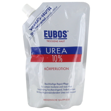 Eubos Urea 10% Body Lotion Droge Huid Navulling 400ml