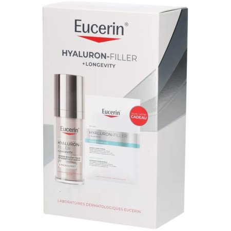 Eucerin Coffret Hyaluron Filler + Longevity Serum En Masker