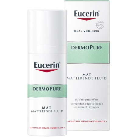 Eucerin DermoPure Mat Matterende Fluïde Onzuivere Huid Flacon 50ml
