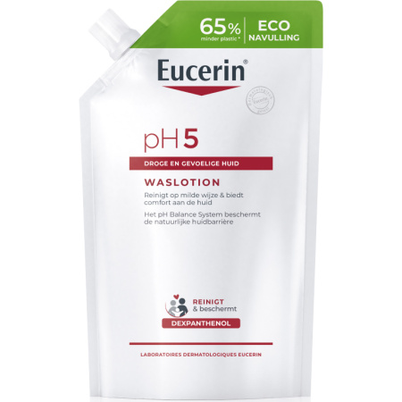 Eucerin pH5 Waslotion Droge En Gevoelige Huid Navulling 400ml