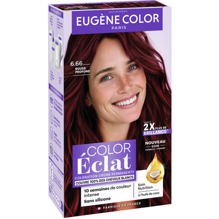 Eugène Color Permanente Haarkleuring 6.66 Dieprood 1 Kit
