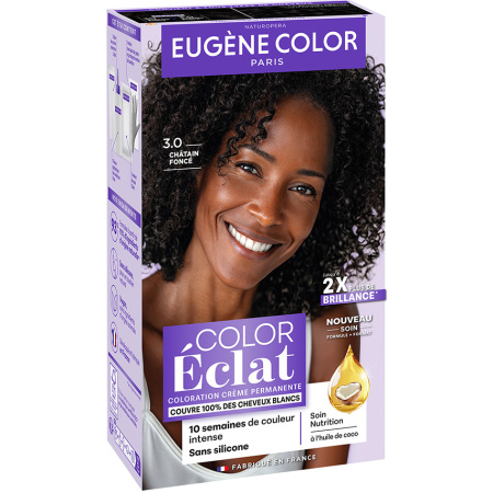 Eugène Color Permanente Haarkleuring 3.0 Donker Kastanjebruin 1 Kit