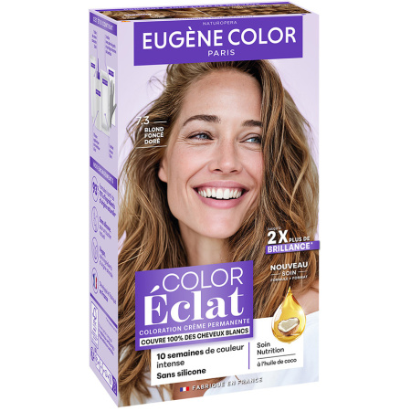Eugène Color Permanente Haarkleuring 7.3 Goud Donkerblond 1 Kit