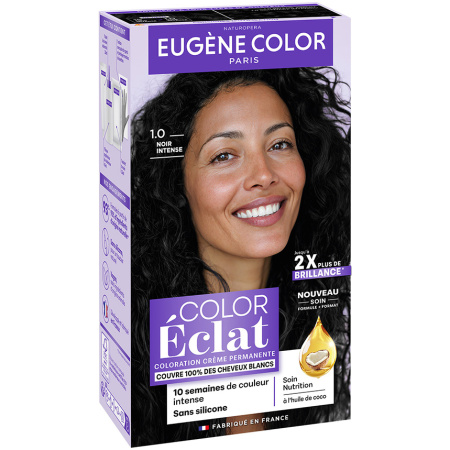 Eugène Color Permanente Haarkleuring 1.0 Intens Zwart 1 Kit
