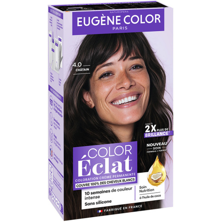 Eugène Color Permanente Haarkleuring 4.0 Kastanjebruin 1 Kit