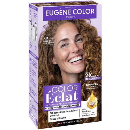 Eugène Color Permanente Haarkleuring 7.8 Goud Lichtbruin 1 Kit