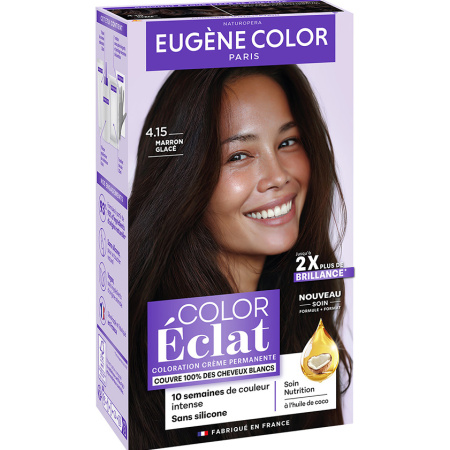 Eugène Color Permanente Haarkleuring 4.15 IJsbruin 1 Kit