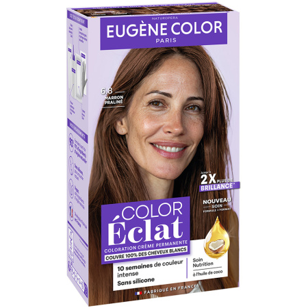 Eugène Color Permanente Haarkleuring 6.8 Pralinébruin 1 Kit