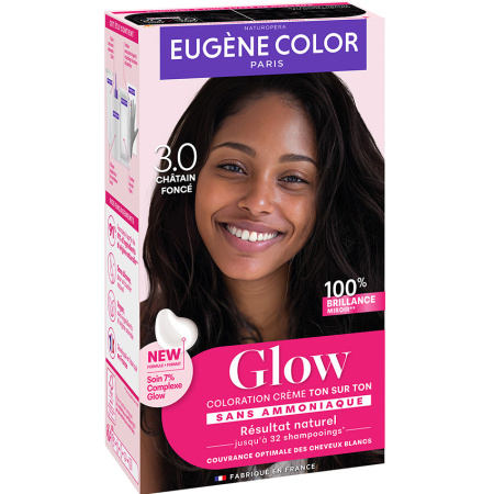Eugène Color Toon-Op-Toon Haarkleuring 3.0 Donker Kastanjebruin 1 Kit