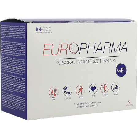 Europharma Persoonlijke Hygiënische Zachte Tampons 6 Stuks