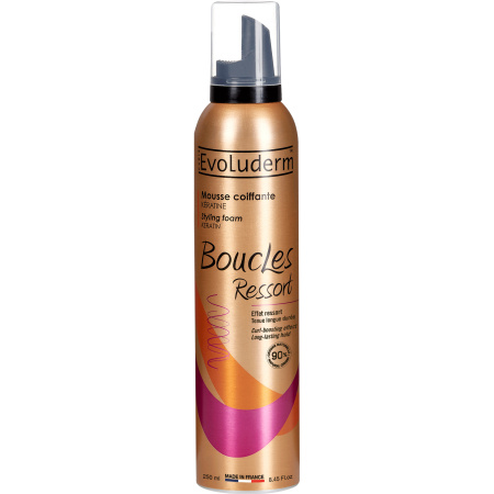 Evoluderm Boucles Ressort Stylingmousse Keratine 250ml