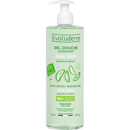 Evoluderm Hydraterende Douchegel Aloë Vera 500ml