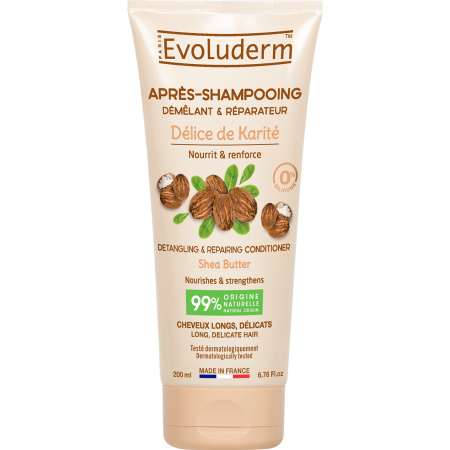 Evoluderm Ontwarrende & Herstellende Conditioner Délice De Karité 200ml