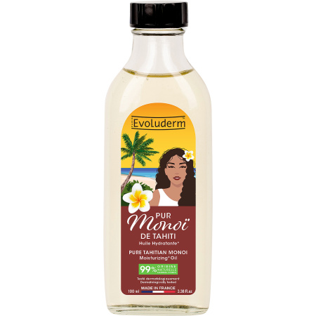 Evoluderm Pure Monoï uit Tahiti Hydraterende Olie 100ml