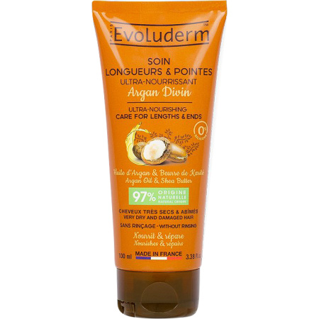 Evoluderm Ultra-Voedende Verzorging Voor Lengten En Haarpunten Argan Divin 100ml