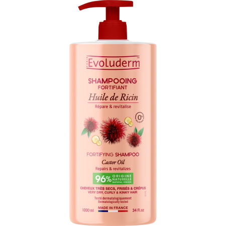 Evoluderm Versterkende Shampoo Ricinusolie 1000ml